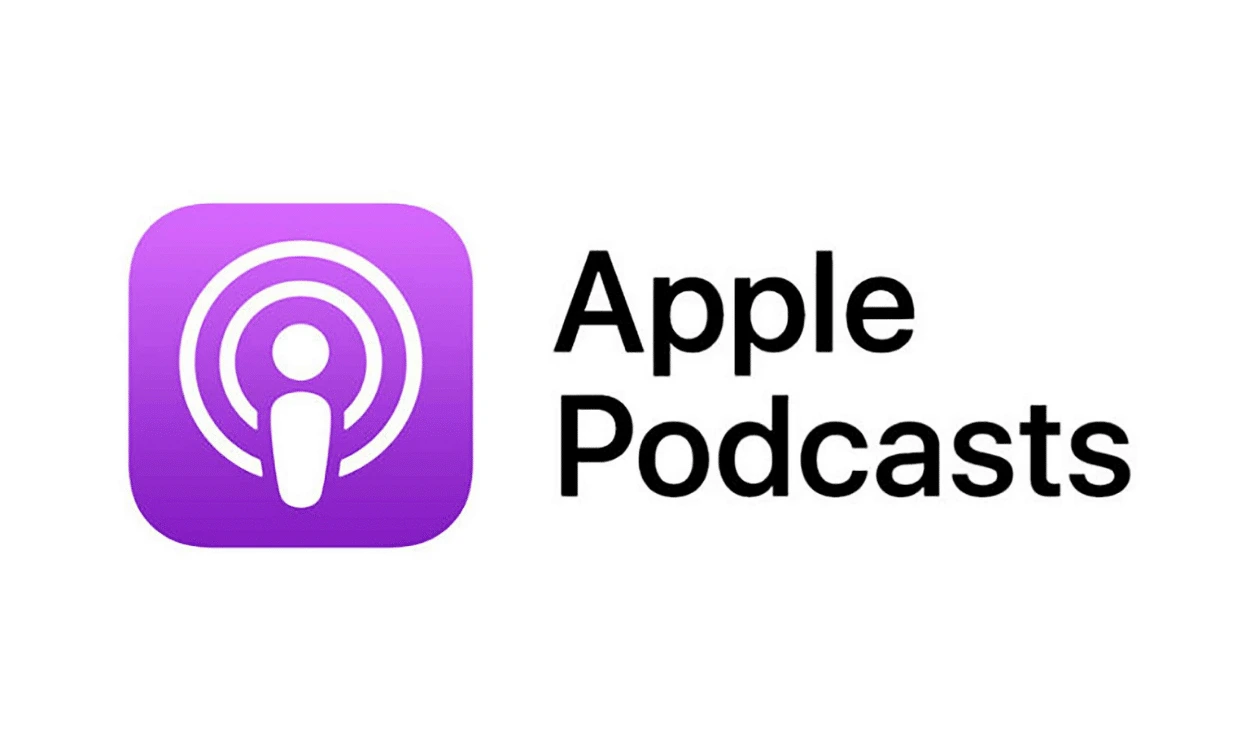 Logo Apple Podcasts z linkiem do Digitalozuj.pl