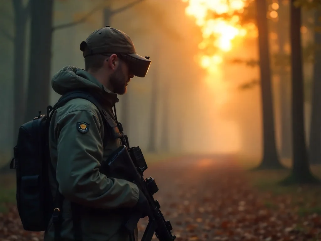 Border protection - border guards patrolling areas