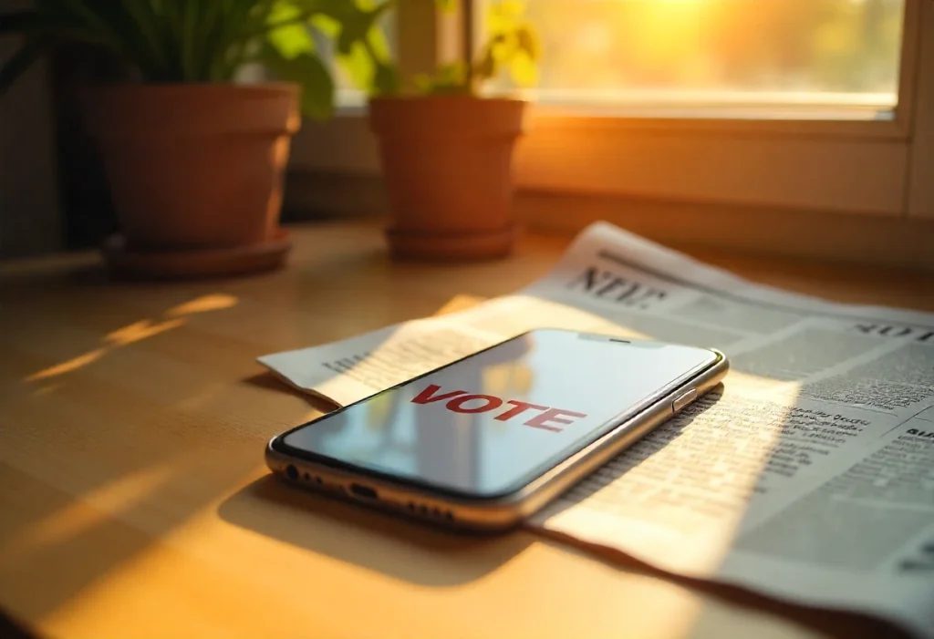 E-voting application prepared for voting