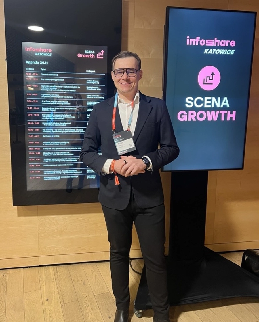 Adrian Stelmach na Infoshare Katowice 2025